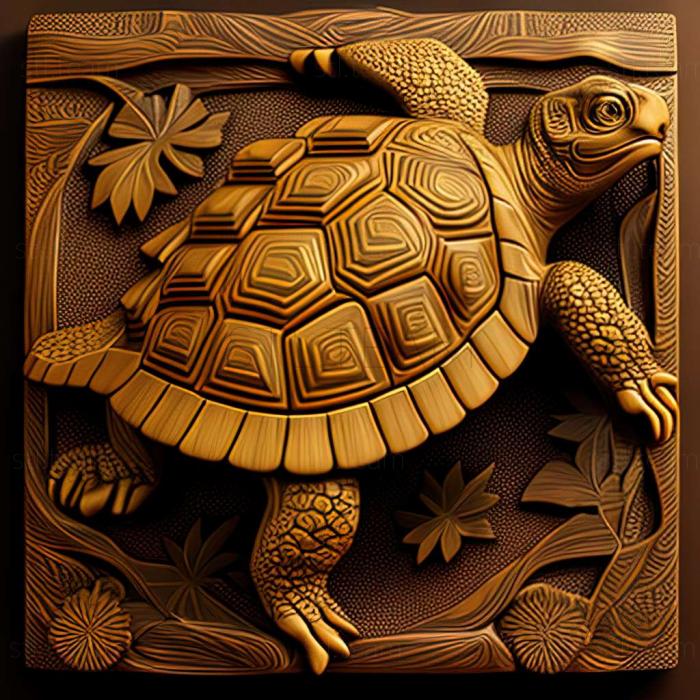 3D model Kiki turtle famous animal (STL)